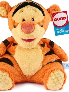 Disney GUND Tigger Plush in Bright Orange and Cream Like New